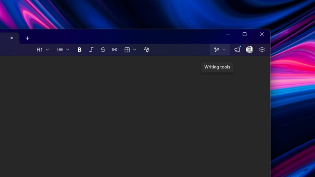 Bloco de Notas sem Copilot, mas com IA