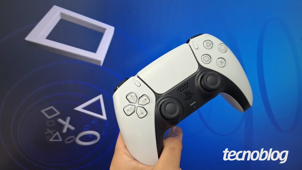 imagem do controle DualSense do PlayStation 5