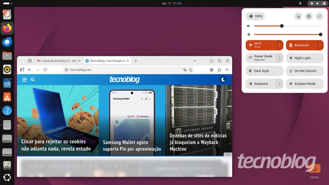 Firefox continua entre os softwares do Ubuntu