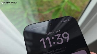 Já vem com película aplicada de fábrica