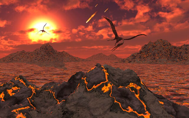 A Dazzling Meteor Just 'Video Bombed' a Live-Streamed Volcanic Eruption