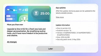 Atualização do Galaxy A16 Atualização do Galaxy A16