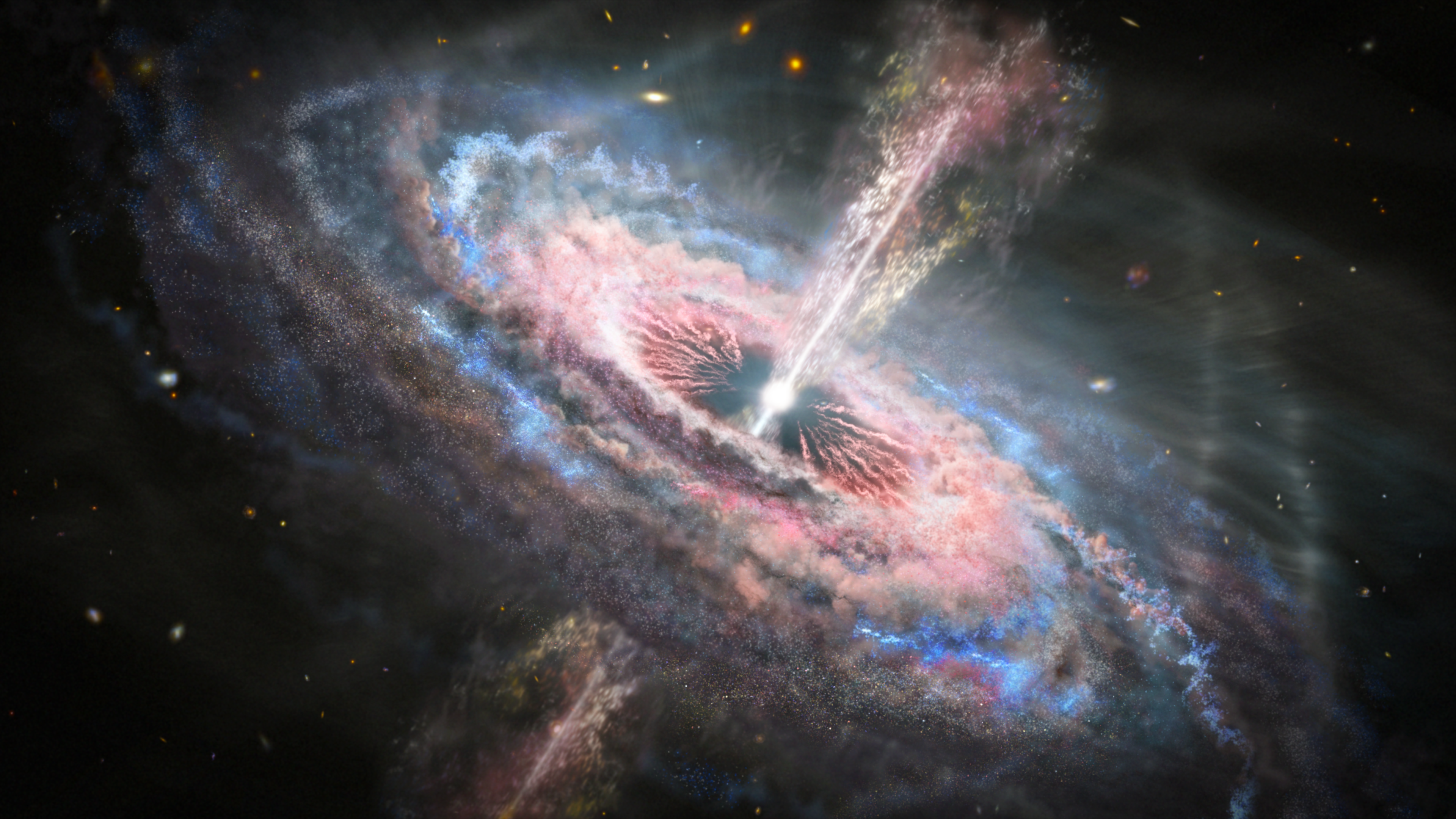 Astronomers Have Found a Flickering, Behemoth Black Hole At The Beginning of Time