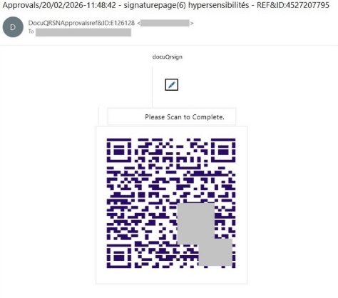 Código QR malicioso combinado com cadeias de caracteres de texto