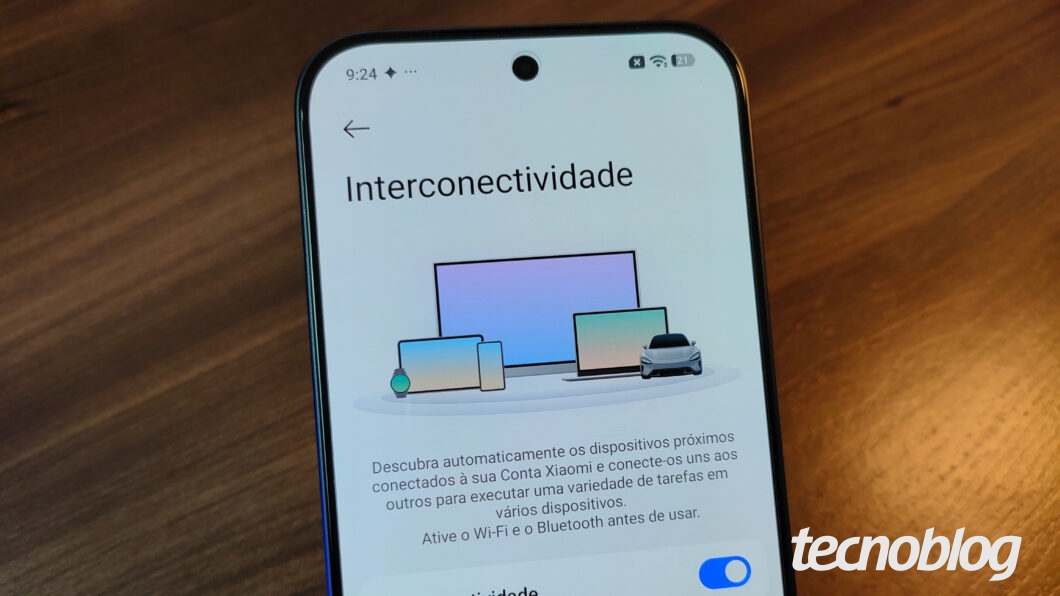 Sistema de interconectividade do Xiaomi 17T