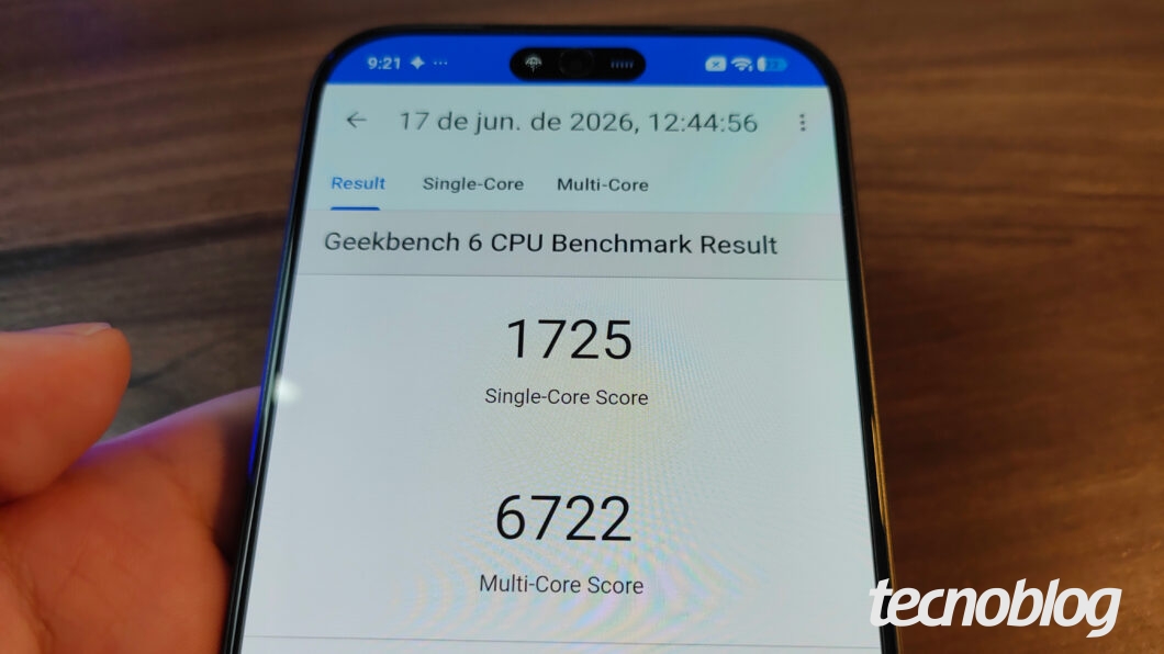 Xiaomi 17T no Geekbench 6