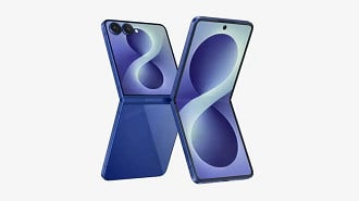 Renderizações do Galaxy Z Flip 8 Renderizações do Galaxy Z Flip 8