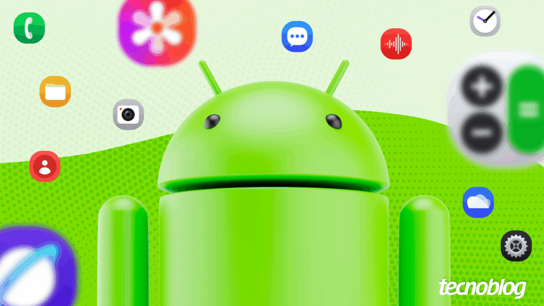 Ilustração sobre o Android