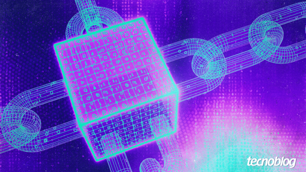 ilustração sobre blockchain