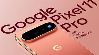 Pixel 11 Pro tem materiais publicitários vazados antes do lançamento. Pixel 11 Pro tem materiais publicitários vazados antes do lançamento.
