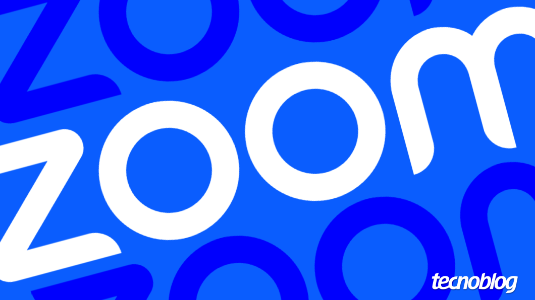 Ilustração com o ícone do app de videoconferência Zoom
