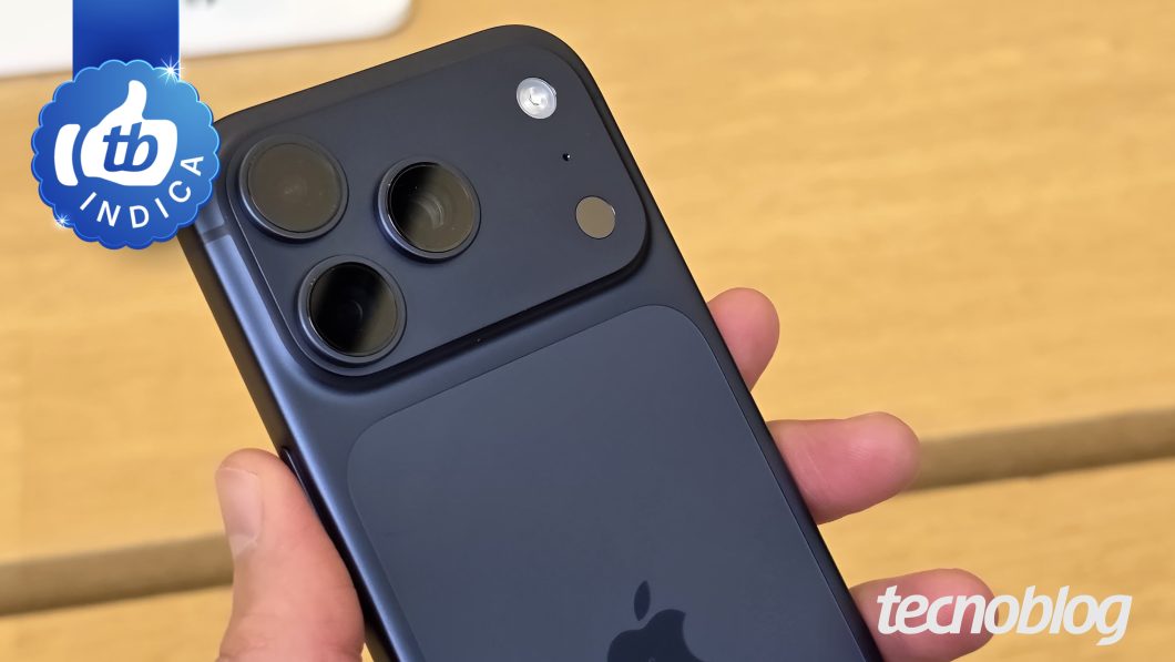 iPhone 17 Pro; referência à tela de 6,3 polegadas