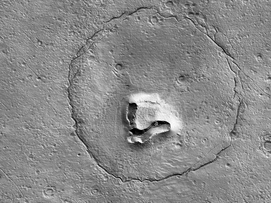 Astronomers Spotted a 'Bear' on Mars