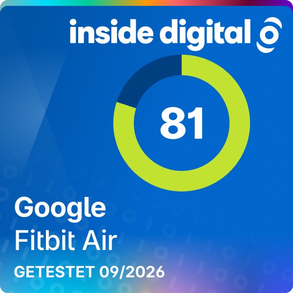 Testsiegel Google Fitbit Air