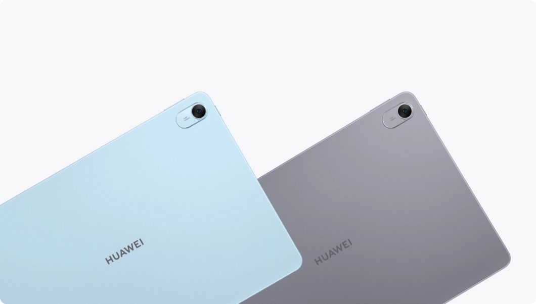 Tablets Huawei MatePad 11.5 nas cores azul e cinza