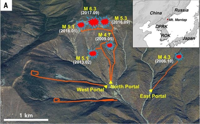 North Korea's Nuclear Tests Woke Sleeping Seismic Faults – And The Earthquakes Kept Intensifying For Years