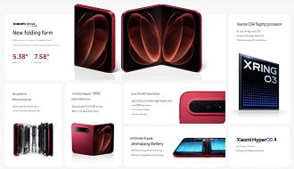 Xiaomi lança 18 Fold com tela de 7,58 polegadas e XRING O3. Xiaomi lança 18 Fold com tela de 7,58 polegadas e XRING O3.