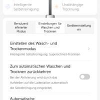 Screenshot aus der Dreame-App mit dem T16 Pro Heat