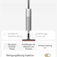 Screenshot aus der Dreame-App mit dem T16 Pro Heat