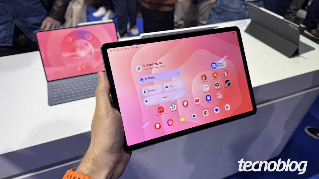 Galaxy Tab S11 (foto: Thássius Veloso/Tecnoblog)