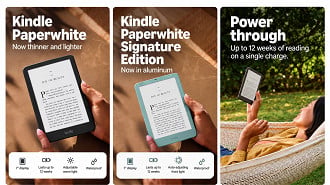Amazon apresenta nova geração do Kindle com mudanças no design. Amazon apresenta nova geração do Kindle com mudanças no design.