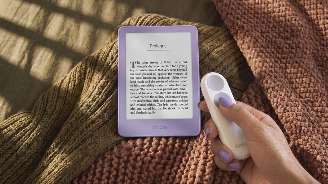 O controle remoto Kindle Click