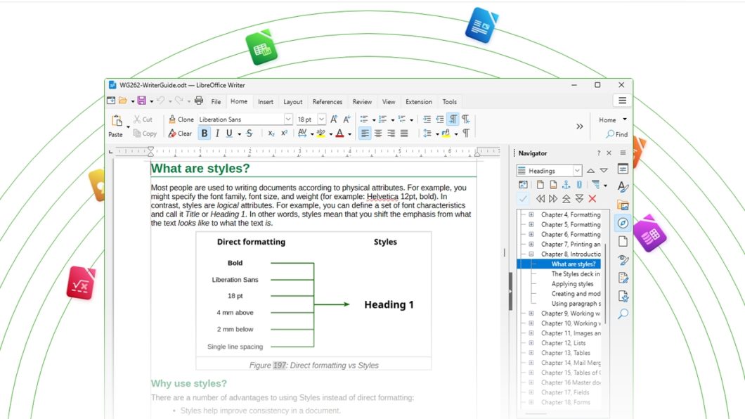 Editor de texto Writer, do LibreOffice