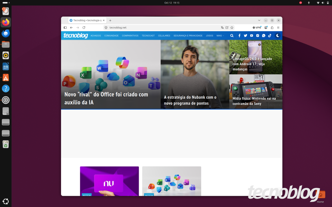 Firefox no Ubuntu 26.10
