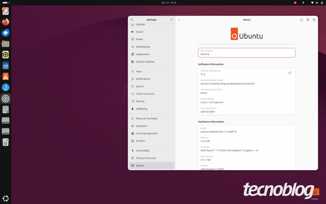Ubuntu 26.10 traz o Linux 7.3 como kernel